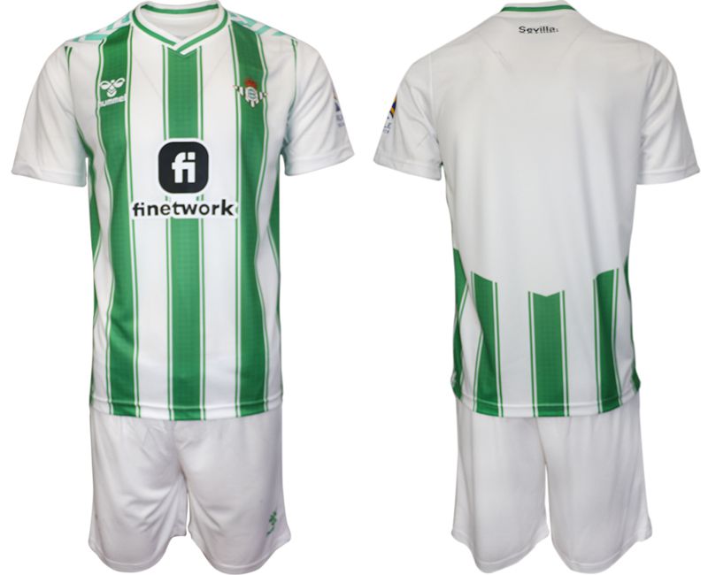 Men 2023-2024 Club Real Betis home white Soccer Jersey